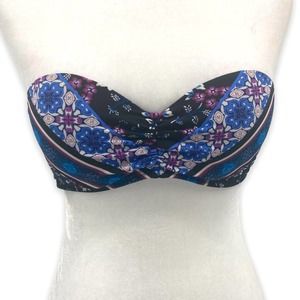 SunDazed Padded Underwire Strapless Bikini Top
